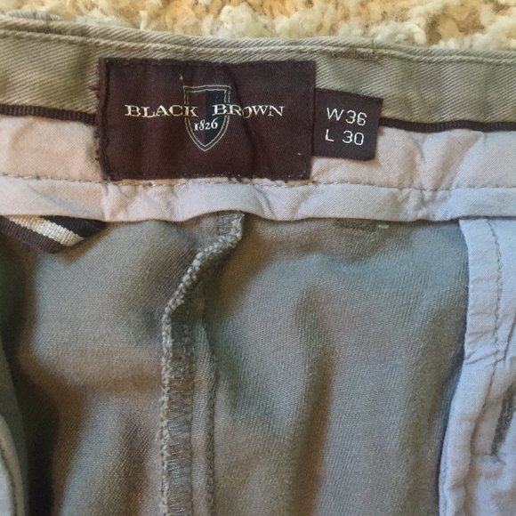 Black& Brown Grey Chinos - Picture 4 of 4